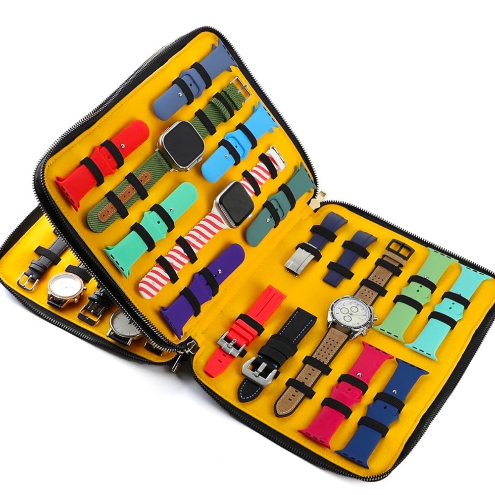 Two Cases for Watches or Apple/Smart Watch Bands—Like New, Excellent Condition